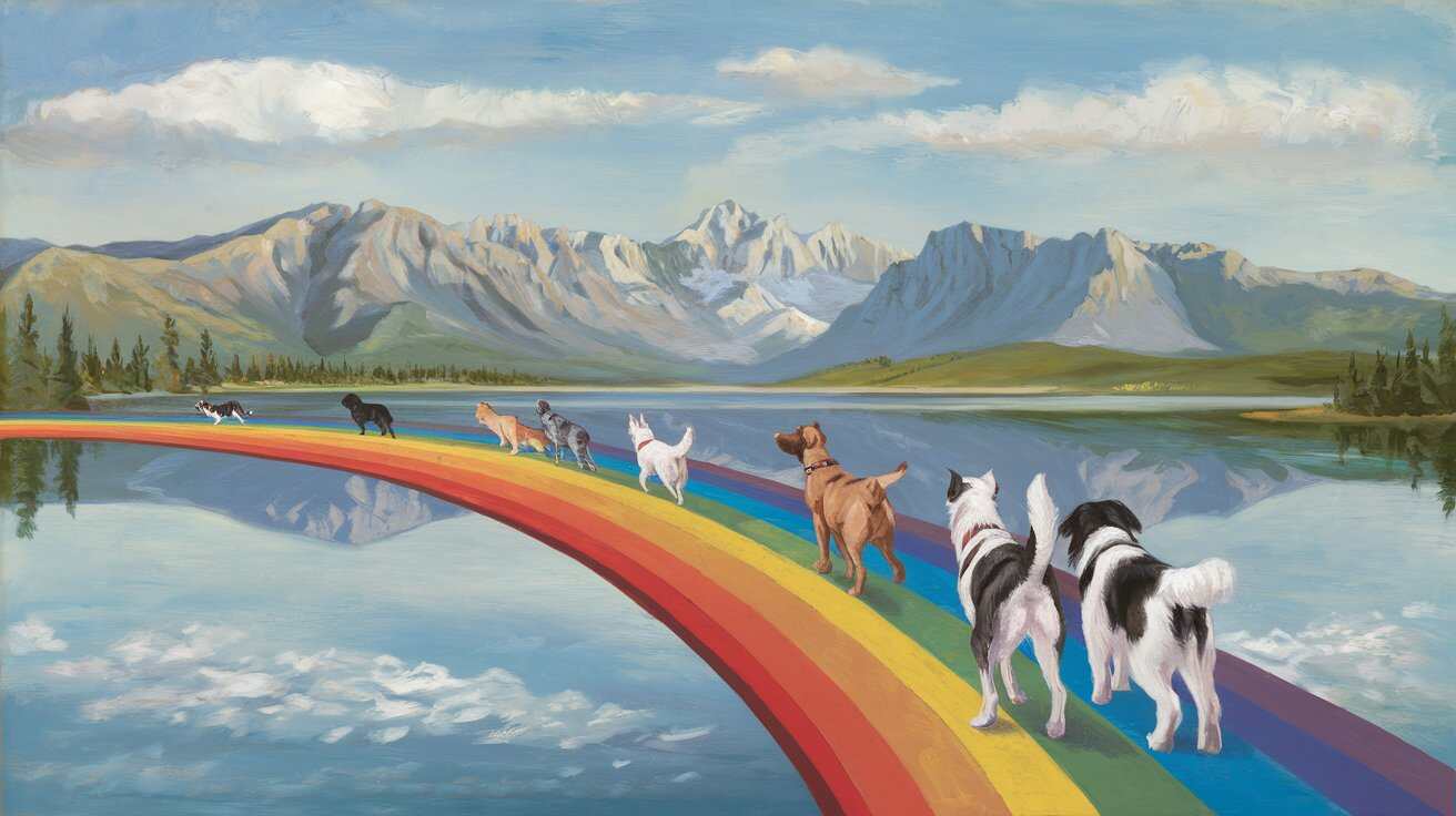 Dogs and Rainbow Bridge